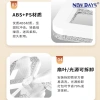 NEWDAYS brand's cross-border new led square three-blade fan light, E27 screw-top foldable fan light, energy-saving high-brightness remote-controlled dimming lighting ceiling fan with light Specification image